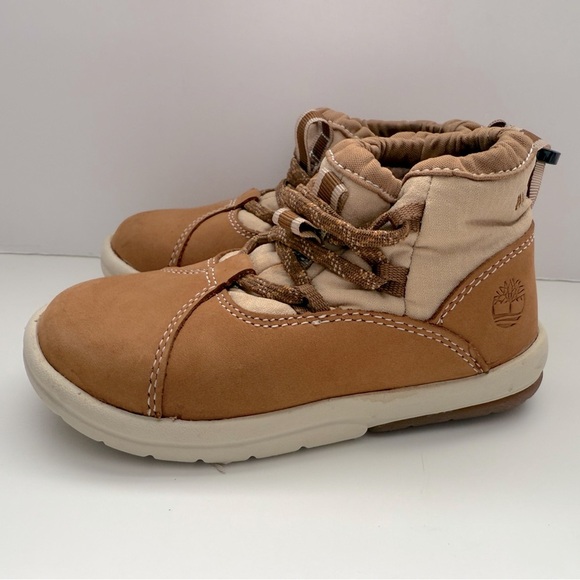 Toddler Timberland Tan Boots Ankle Boots - Almost new condition Sz US 8 - Picture 7 of 12